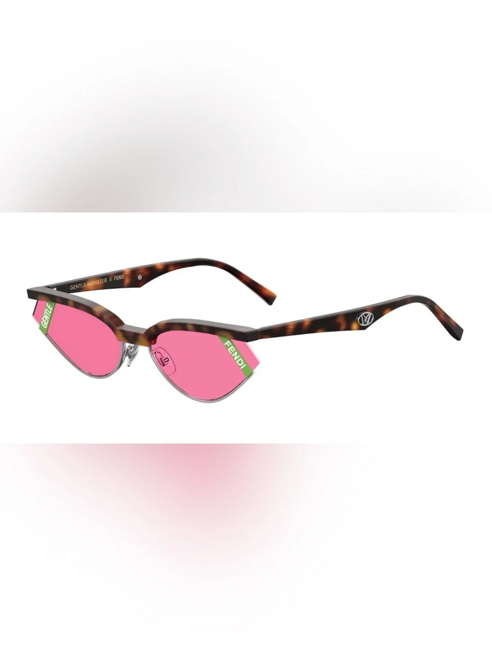 Fendi x Gentle Monster Limited Edition Tortoiseshell Frame Sunglasses RARE
